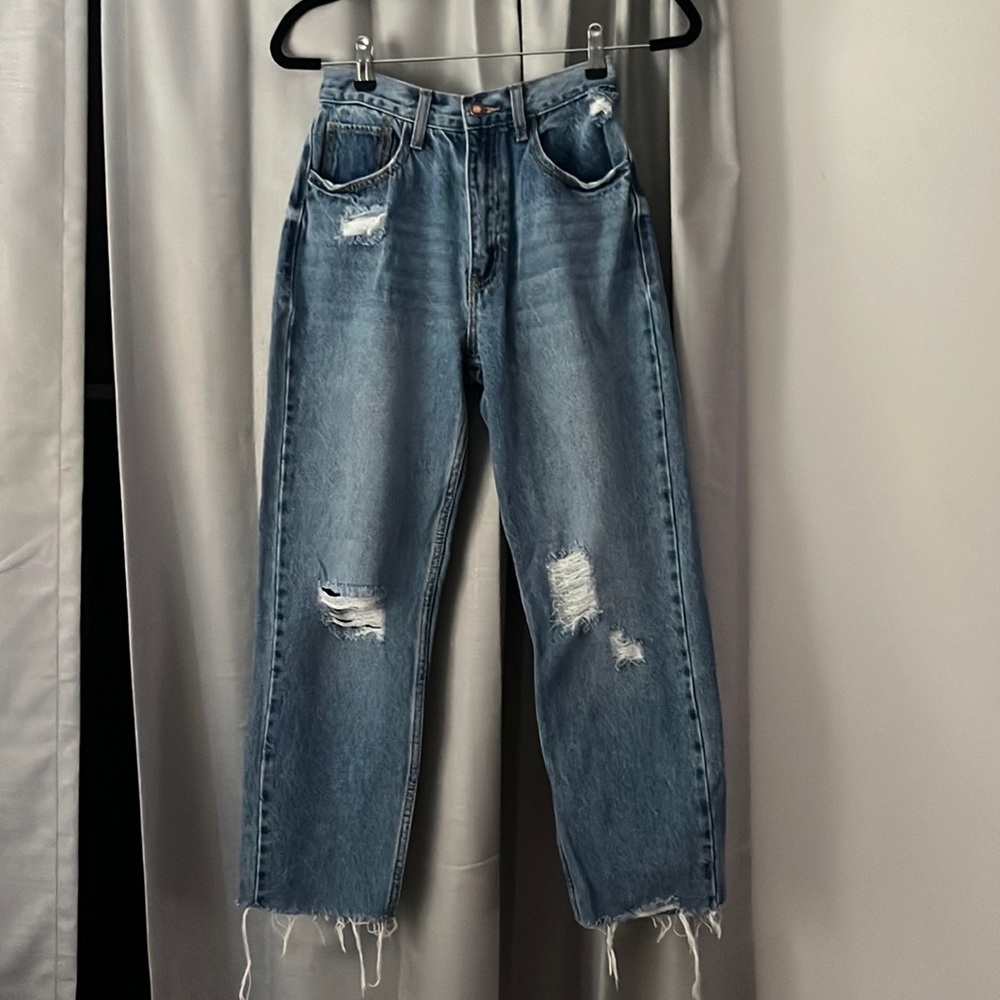 High rise jeans